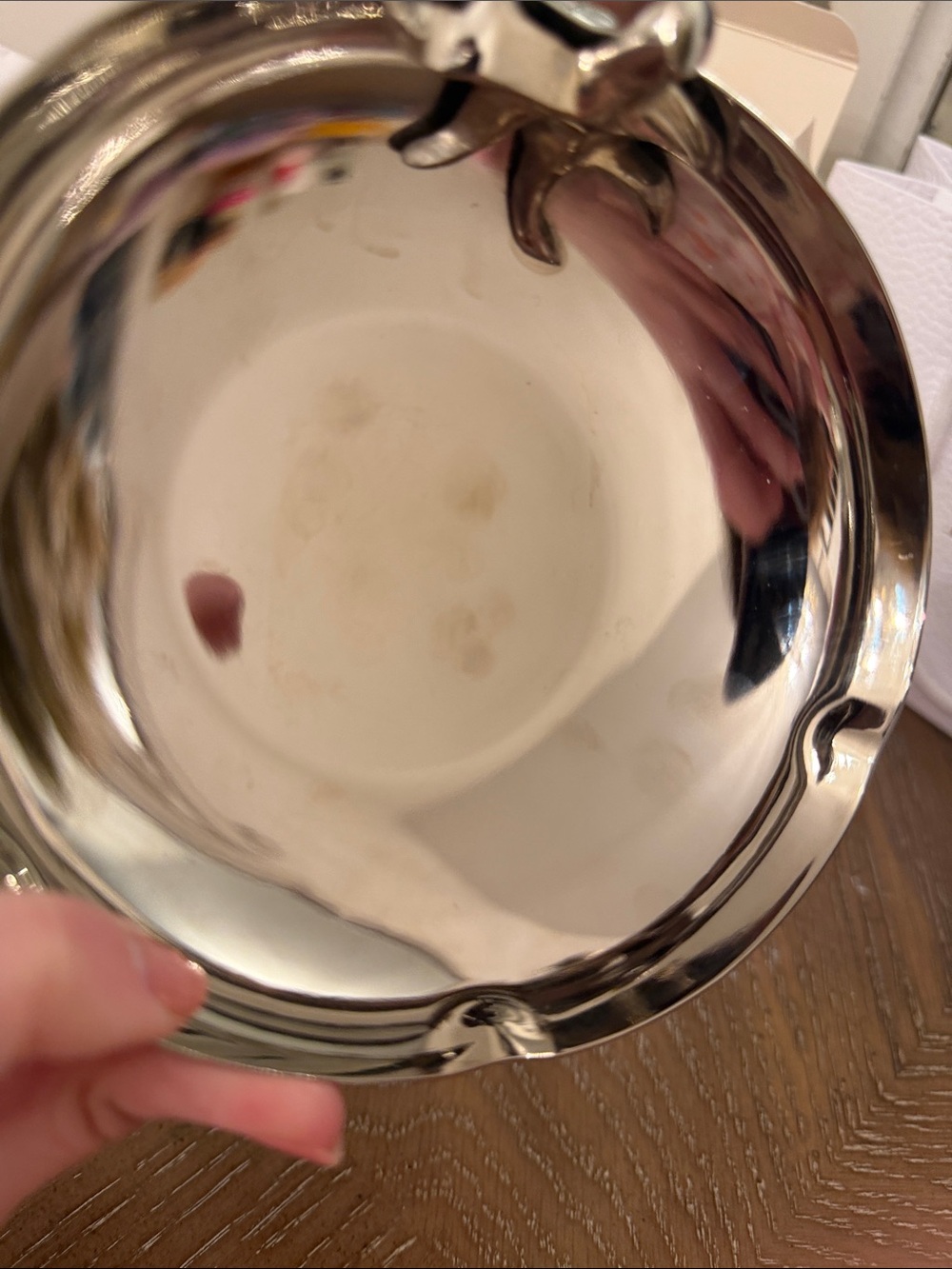 Anthropologie Damson Madder Steel Tomato Nut Bowl NEW - Picture 11 of 12